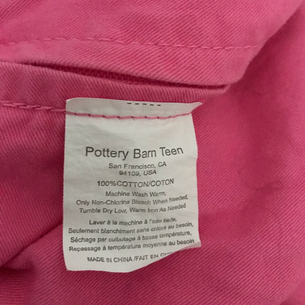 Pottery Barn teen large bean bag cover